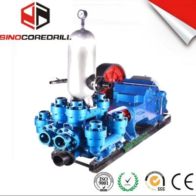 Pompa di fango a doppio cilindro orizzontale BW850/5 per pozzo idrico con velocità di pompa di 66 volte/min