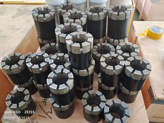 HQ PQ Diamond Core Bits Threaded Connection di Bq NQ per la perforazione ed estrarre
