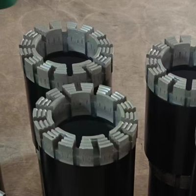 Turbo-Impregnato Bit Core Diamante BQ NQ HQ PQ Per Opere di Costruzione Varietà / Miniera