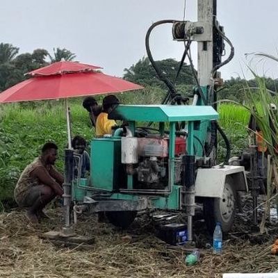 150m rimorchio montato per la trivellazione di pozzi d'acqua con grande coppia per ingegneria di conservazione dell'acqua