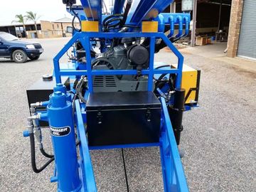 materiale di trivellazione idraulico del pozzo trivellato dell'impianto di perforazione della trivellazione dell'acqua del piccolo rimorchio di 200M Protable