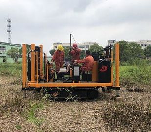 Capacità diesel rotatoria del carro armato dell'apparecchiatura 49L della prova di penetrazione del cono del cingolo di CPT