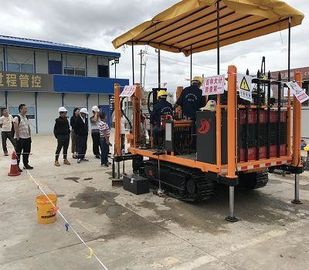 Capacità diesel rotatoria del carro armato dell'apparecchiatura 49L della prova di penetrazione del cono del cingolo di CPT