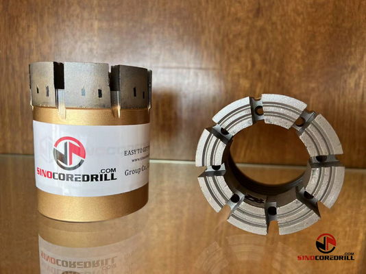 Scarico triplo di Diamond Core Bits With Face del diavoletto della metropolitana NQ3 HQ3 del cavo