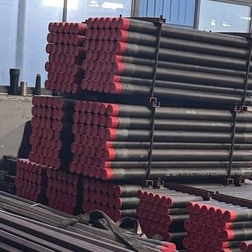 NQ HQ Black Wireline Drill Rod DCDMA STANDARD Trattamento termico Sfogo Temperatura