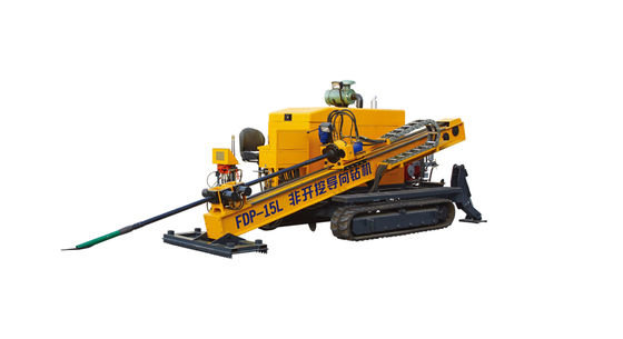Un buon prezzo. Impianti di perforazione orizzontali della perforazione direzionale di alta efficienza, impianto di perforazione di trapano del cingolo FDP-15L in linea