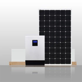 Un buon prezzo. Fuori dal sistema solare fotovoltaico della famiglia di griglia con la batteria al piombo in linea