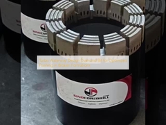 Turbo Waterway Design Bit di diamante per il risciacquo ottimizzato nelle formazioni rotte
